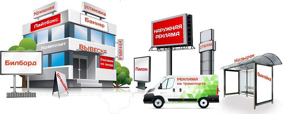 Изготовление наружной рекламы в Ташкенте